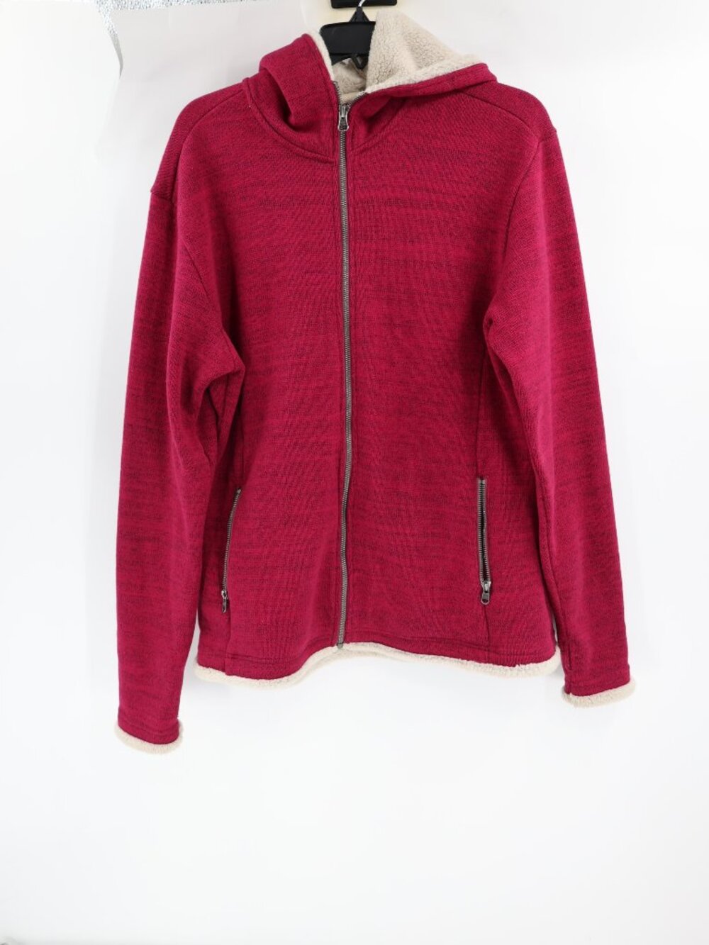 KUHL Sweater Womens XL Alaska Zip Fleece Sherpa Hoodie Jacket outdoor gorpcore